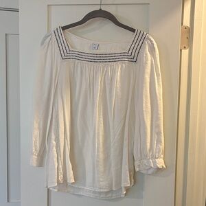 Off White boho blouse